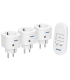 Set 3 prize schuko cu telecomanda wireless, Orno
