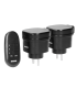 Set 2 prize schuko cu telecomanda wireless IP44, Orno