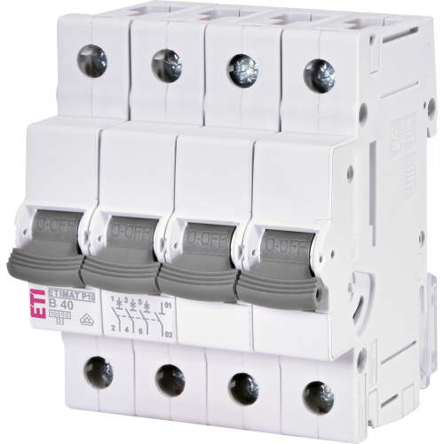 Siguranta Automata MCB 3P+N, 40A, 10kA, curba B, 4M, Eti