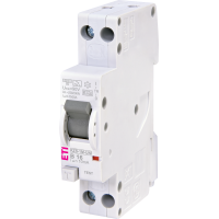 Siguranta Diferentiala RCBO 1P+N, 16A/0.01A, 6 kA, Tip A, ETI
