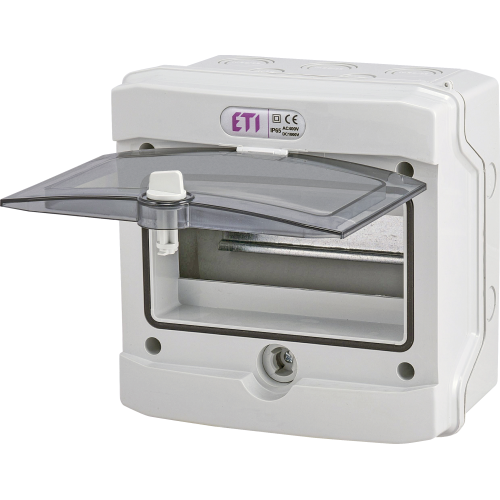Tablou PT PVC transparent IP65 1R/8M, ETI