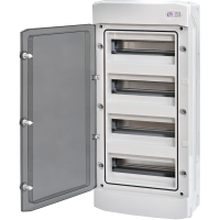 Tablou PT PVC transparent IP65 4R/48M, ETI