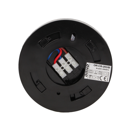 Senzor de miscare 360 1200W PIR negru, Orno