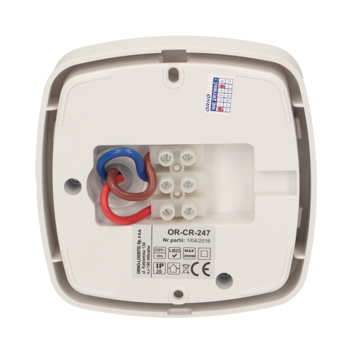 Senzor de miscare 360 2000W PIR alb, Orno