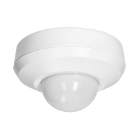 Senzor de prezenta IP44 360 2000W PIR alb, Orno