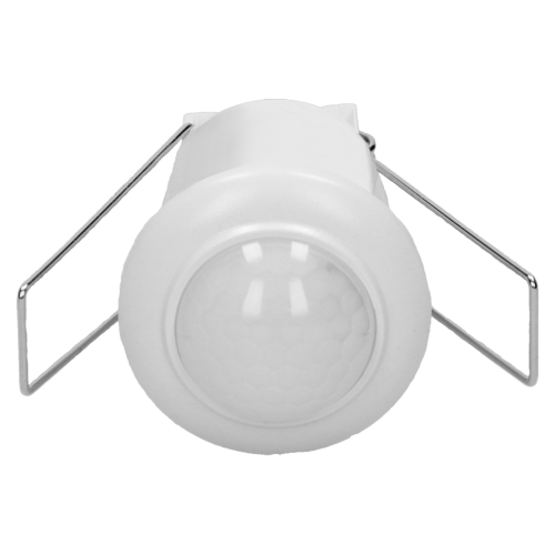 Senzor de prezenta incastrat 360 800W PIR alb, Orno