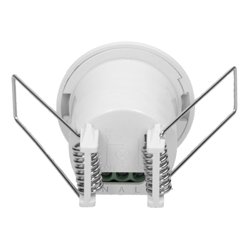 Senzor de prezenta incastrat 360 800W PIR alb, Orno