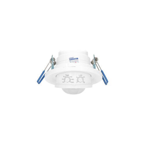 Senzor de miscare incastrat 360 800W PIR alb, Orno