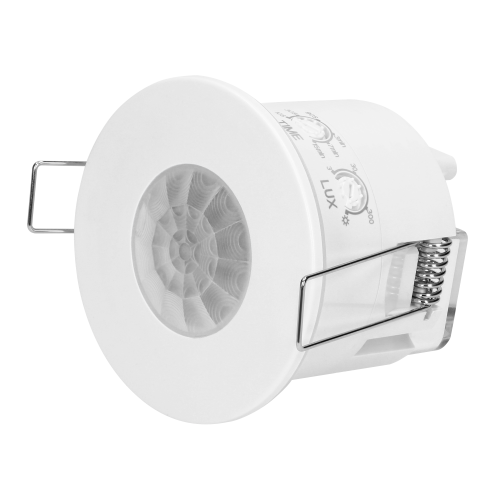 Senzor de miscare IP65 incastrat 360 1200W PIR alb, Orno