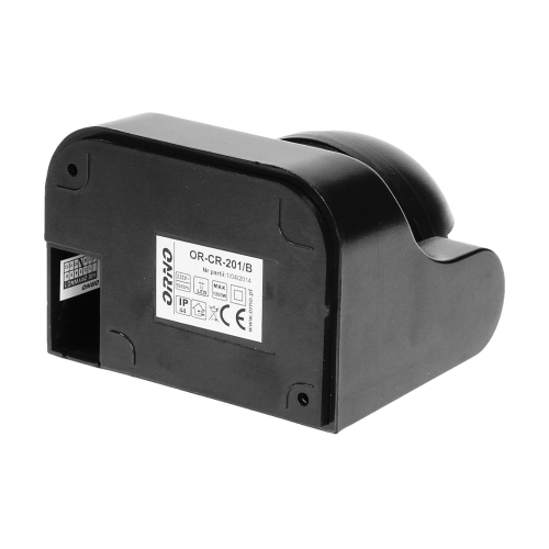Senzor de miscare de perete IP44 180 1200W PIR negru, Orno
