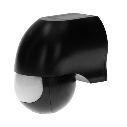 Senzor de miscare de perete IP44 180 1200W PIR 12m negru, Orno