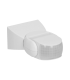 Senzor de miscare de perete IP65 180 1200W PIR alb, Orno