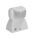 Senzor de miscare de perete IP65 180 1200W PIR alb, Orno