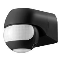 Senzor de miscare de perete IP44 180 800W PIR negru, Orno