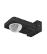 Senzor de miscare de perete IP65 360 2000W PIR negru, Orno
