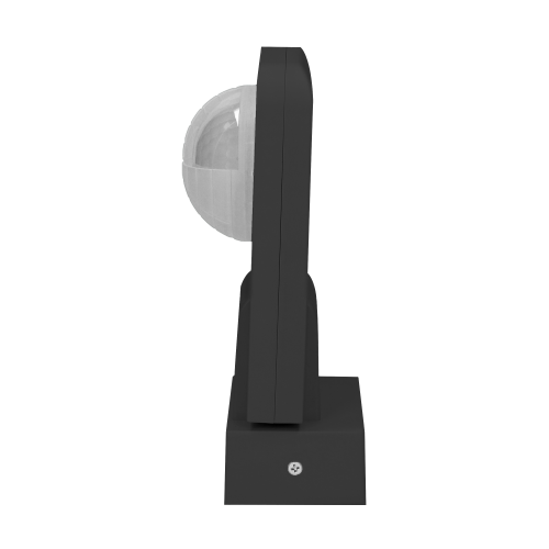 Senzor de miscare de perete IP65 360 2000W PIR negru, Orno