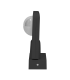 Senzor de miscare de perete IP65 360 2000W PIR negru, Orno