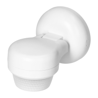 Senzor de prezenta de perete IP65 360 1200W PIR alb, Orno