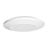Senzor de prezenta slim 360 2000W ultrasunete alb, Orno