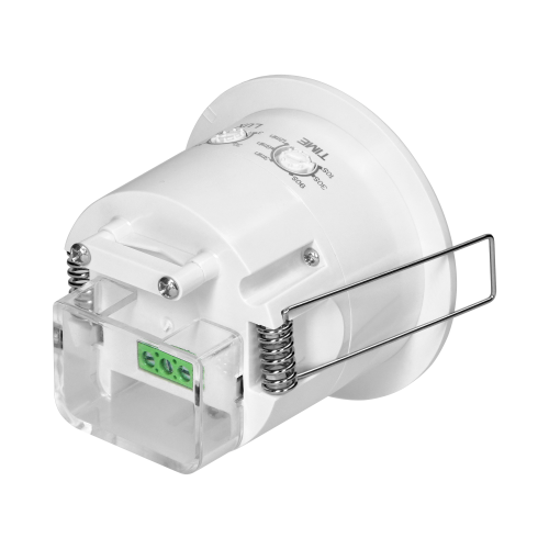 Senzor de prezenta incastrat IP65 360 1200W ultrasunete alb, Orno