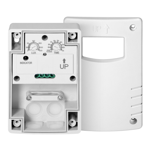 Senzor crepuscular IP44 1200W alb, Orno