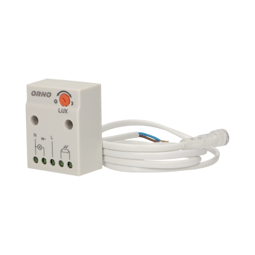 Senzor crepuscular cu sonda externa IP65 2300W alb, Orno