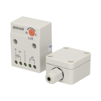 Senzor crepuscular cu sonda externa IP65 2300W alb, Orno