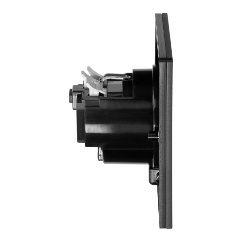 Priza ermetica incastrata IP44 1P negru, Orno