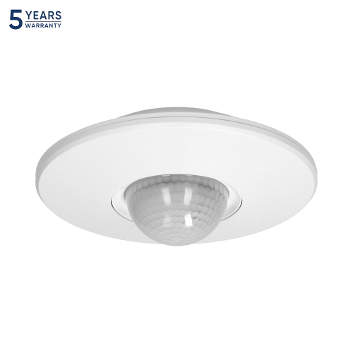 Senzor de miscare cu 3 detectoare 360 2000W PIR 3-16m alb, Orno