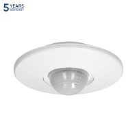 Senzor de miscare cu 3 detectoare 360 2000W PIR 3-16m alb, Orno