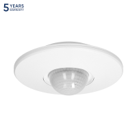 Senzor de miscare cu 3 detectoare 360 2000W PIR 3-20m alb, Orno