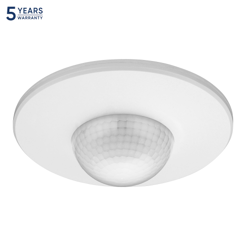 Senzor de miscare cu 3 detectoare 360 2000W PIR alb, Orno