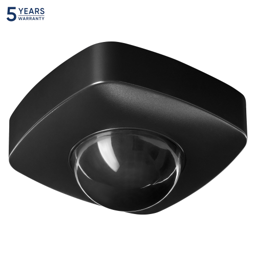 Senzor de prezenta IP65 360 2000W PIR negru, Orno