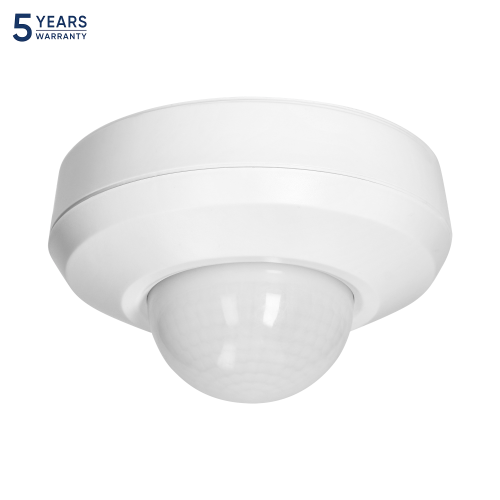 Senzor de prezenta IP44 360 2000W PIR alb, Orno