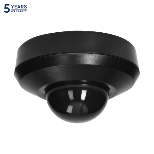 Senzor de prezenta IP44 360 2000W PIR negru, Orno