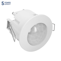Senzor de miscare incastrat 360 1200W PIR alb, Orno