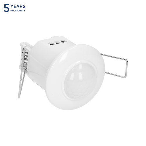 Senzor de prezenta mini incastrat 360 800W PIR alb, Orno