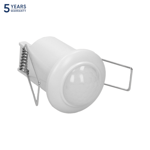 Senzor de prezenta incastrat 360 800W PIR alb, Orno