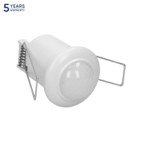 Senzor de prezenta incastrat 360 800W PIR alb, Orno