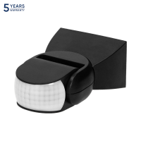 Senzor de miscare de perete IP65 180 1200W PIR negru, Orno