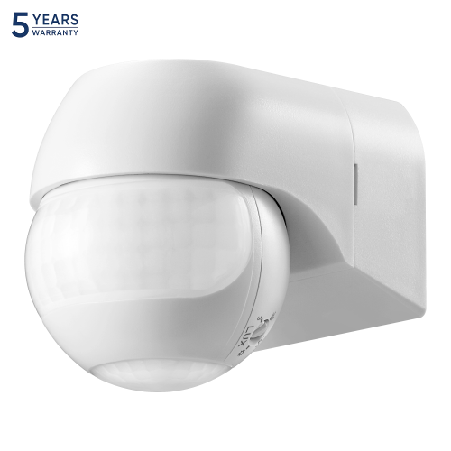 Senzor de miscare de perete IP44 180 800W PIR alb, Orno