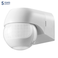 Senzor de miscare de perete IP44 180 800W PIR alb, Orno