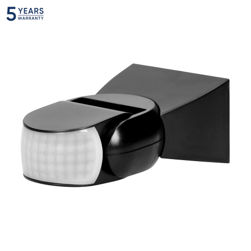 Senzor de miscare de perete IP65 360/180 1200W PIR negru, Orno