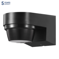 Senzor de miscare de perete IP65 240 2000W PIR negru, Orno