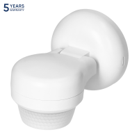 Senzor de prezenta de perete IP65 360 1200W PIR alb, Orno