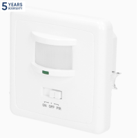 Senzor de miscare de doza 160 1200W PIR alb, Orno