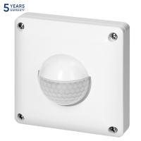 Senzor de miscare de doza IP65 160 500W PIR alb, Orno