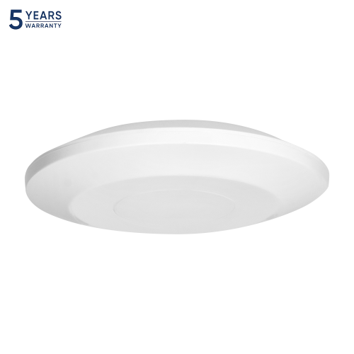 Senzor de prezenta slim 360 2000W ultrasunete alb, Orno