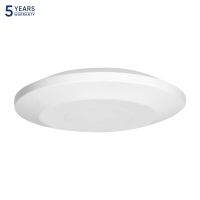 Senzor de prezenta slim 360 2000W ultrasunete alb, Orno