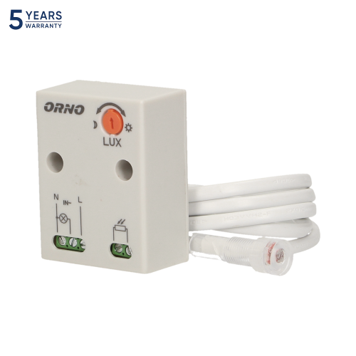 Senzor crepuscular cu sonda externa IP65 2300W alb, Orno